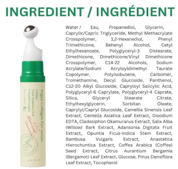 AXIS Y VEGAN COLLAGEN EYE SERUM - Image 8